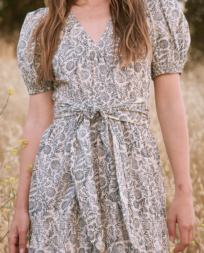 Dakota dress in grass print