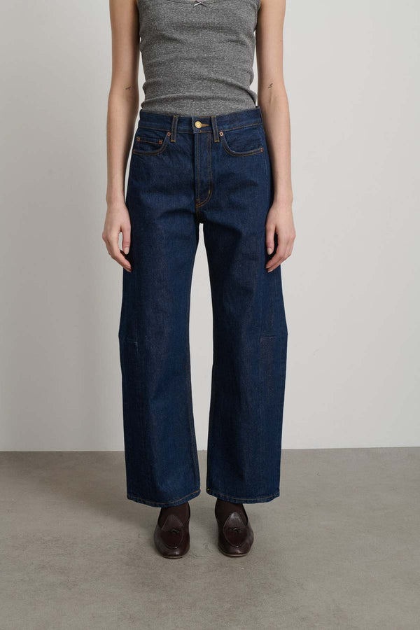 SLIM LASSO JEAN INDIGO