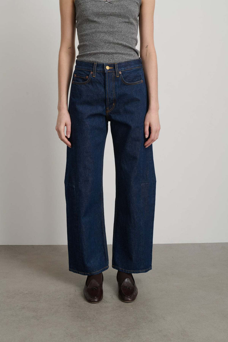 SLIM LASSO JEAN INDIGO