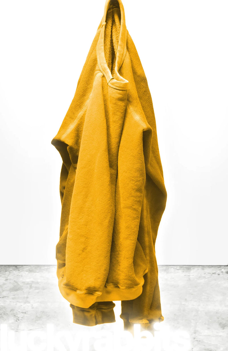 LUCKY RABBITS SWEATSHIRT YELLOW PLANT