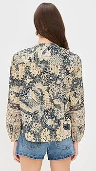 Harlowe blouse bellflower