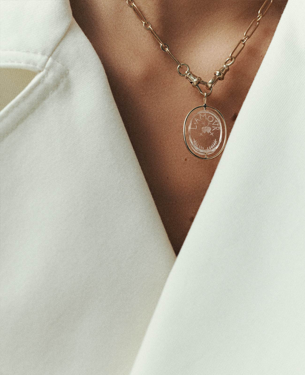 L’AMOUR No 2 NECKLACE CRYSTAL