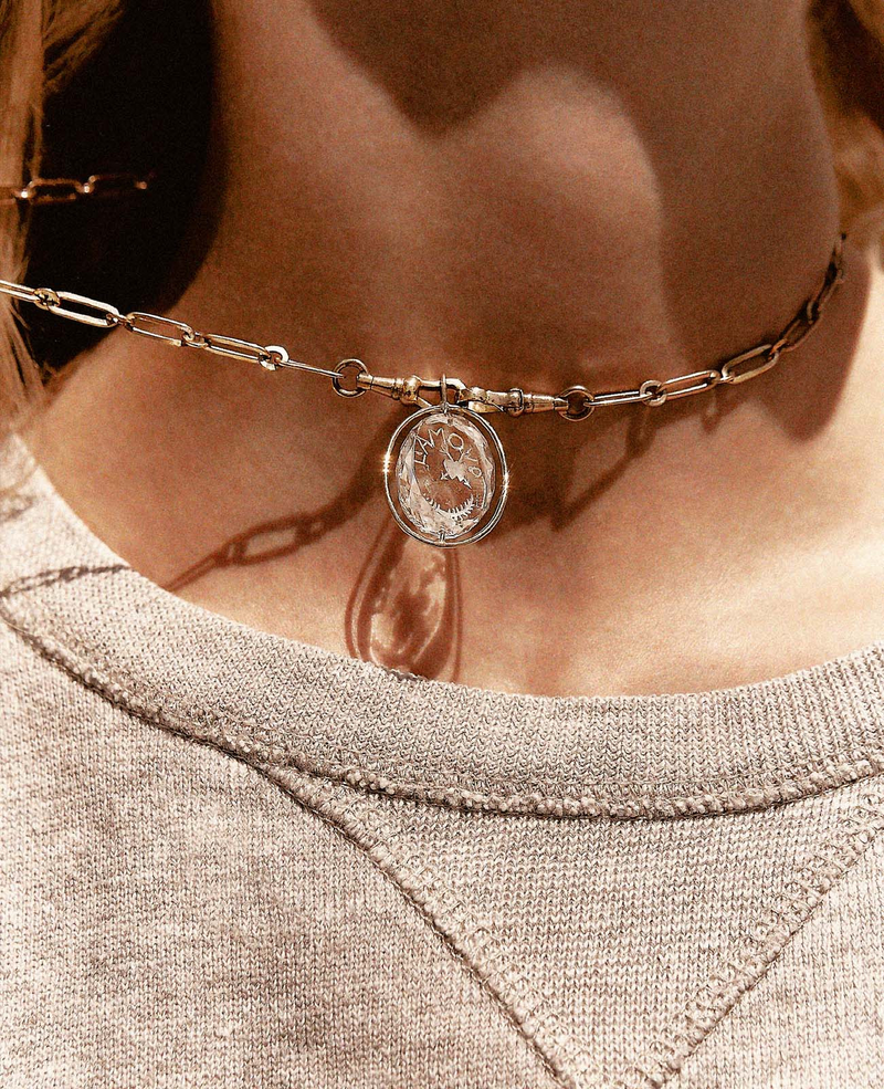 L’AMOUR No 2 NECKLACE CRYSTAL