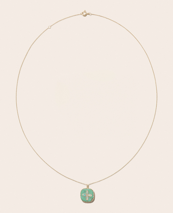 BOWIE NECKLACE TURQUOISE ET OPAL