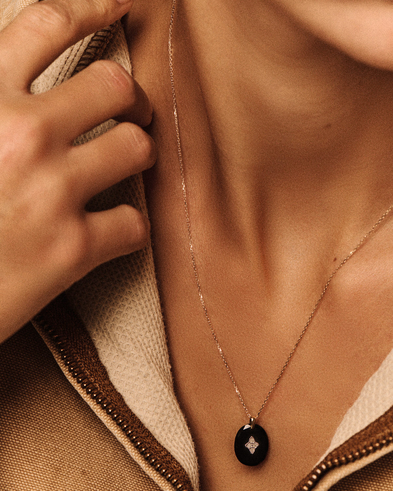 GINA NECKLACE NOIR