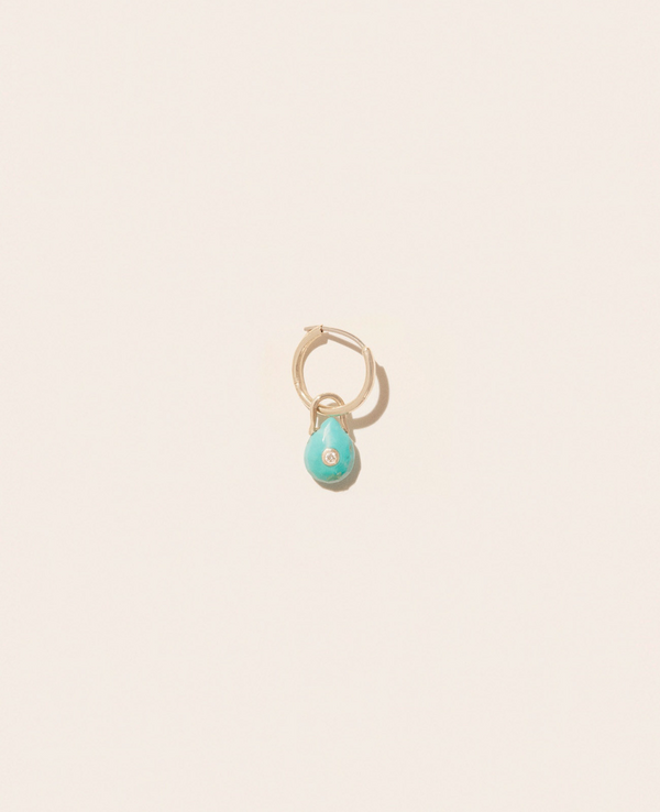 ORSO SINGLE EARRING TURQUOISE