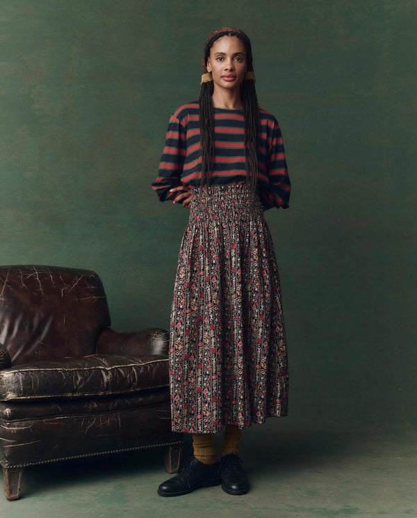 THE CAMPUS CREW NAVY BRIDLE STRIPE