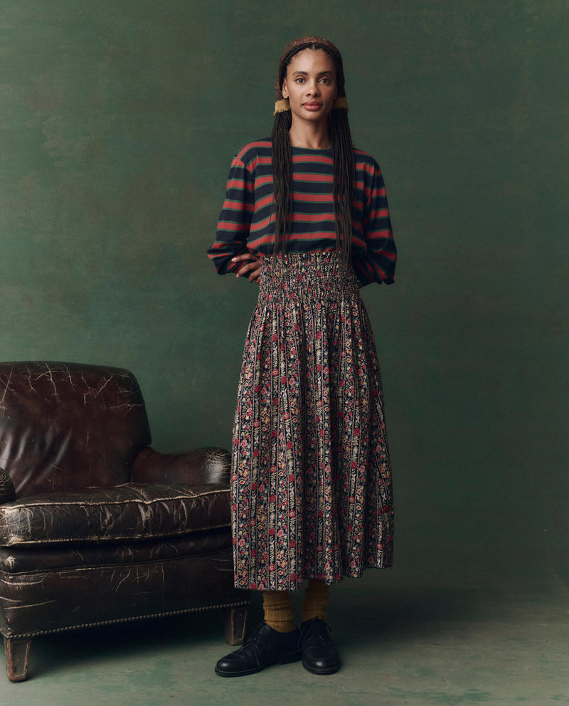 THE CAMPUS CREW NAVY BRIDLE STRIPE