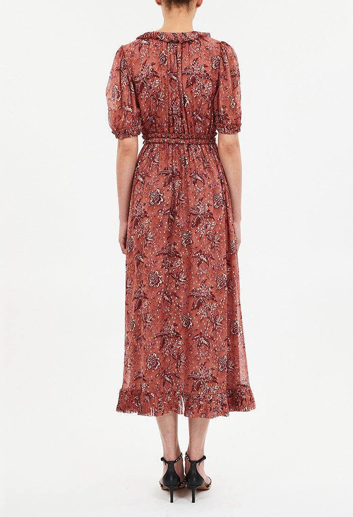 ROSAMUNDE DRESS OLEANDER 2