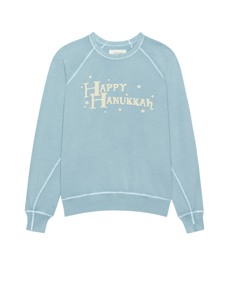 THE HANNUKAH COLLEGE SWEATSHIRT CONFECTION BLUE