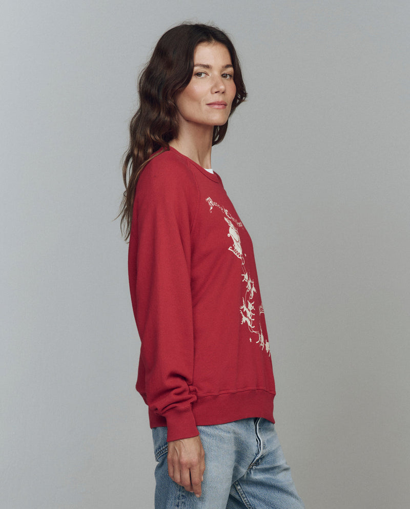 THE SLEIGH COLLEGE SWEATSHIRT TRUE RED 0