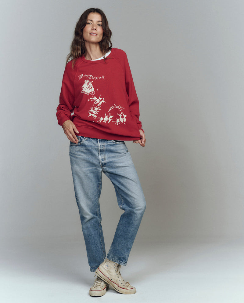 THE SLEIGH COLLEGE SWEATSHIRT TRUE RED 0