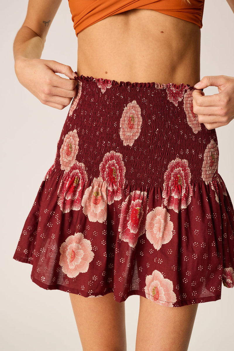 CHELSEA SKIRT POPPY CHERRY