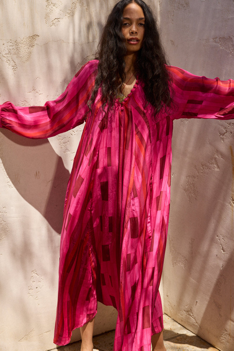 FIORE MAXI SEA GLASS SILK PINK XS