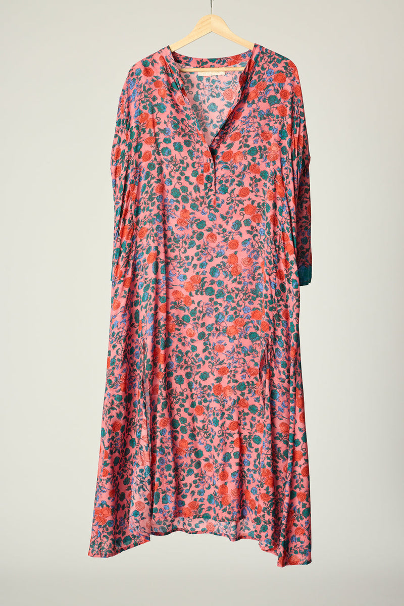 ISOBEL DRESS ROSE BANDANA S