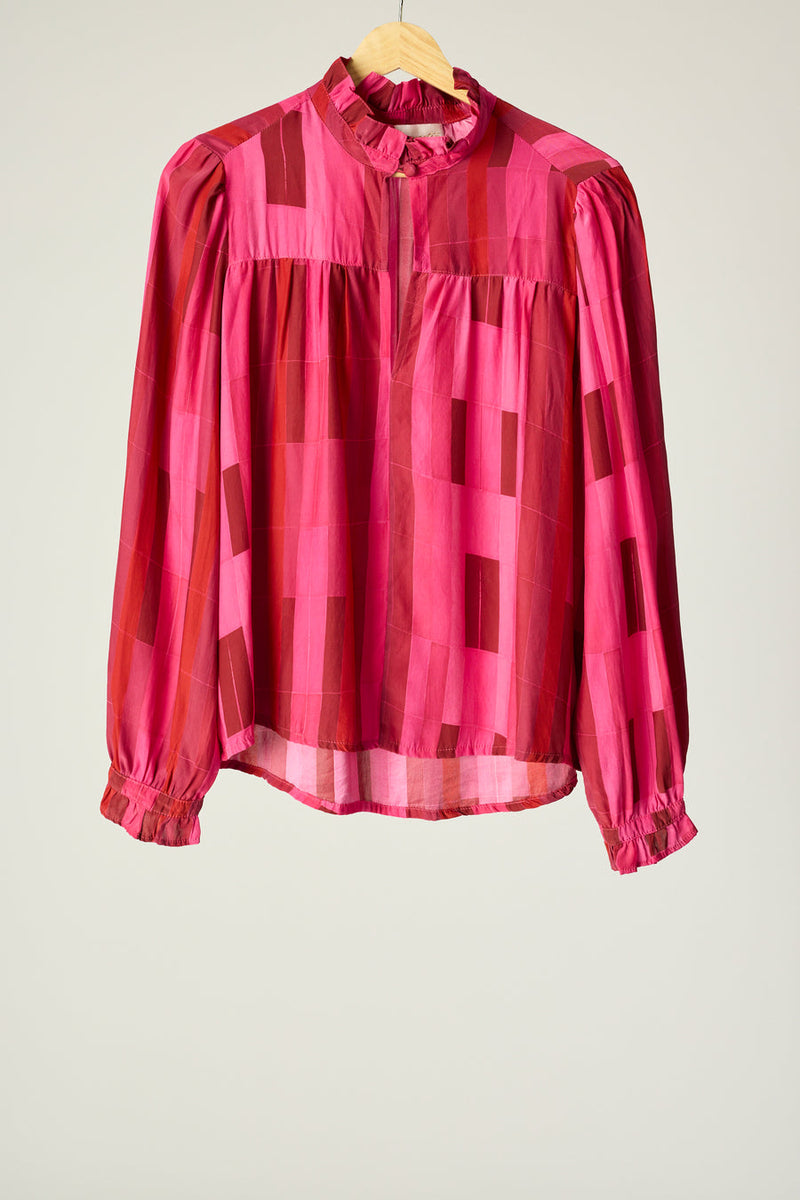 GEORGIA TOP SEA GLASS PINK S