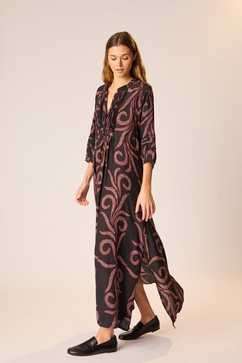 SAMMIE MAXI FEATHER BLACK S