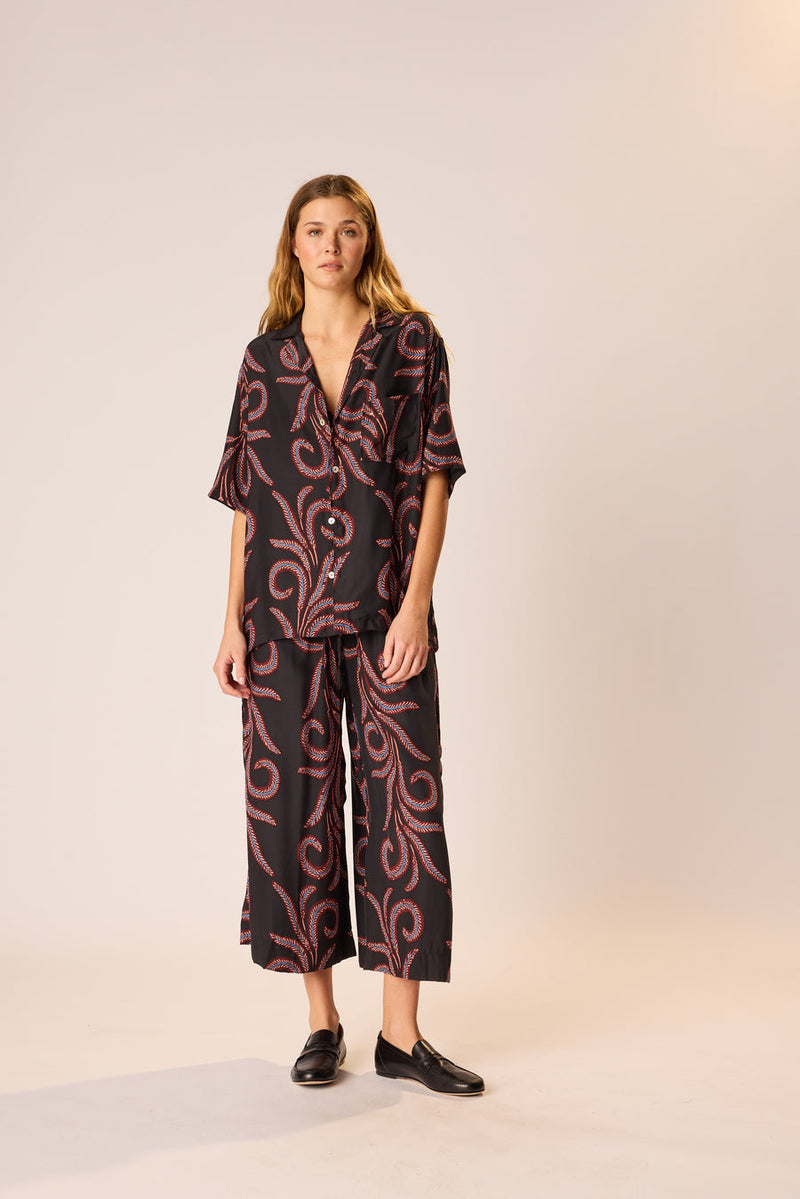 LAUREN PANT FEATHER BLACK