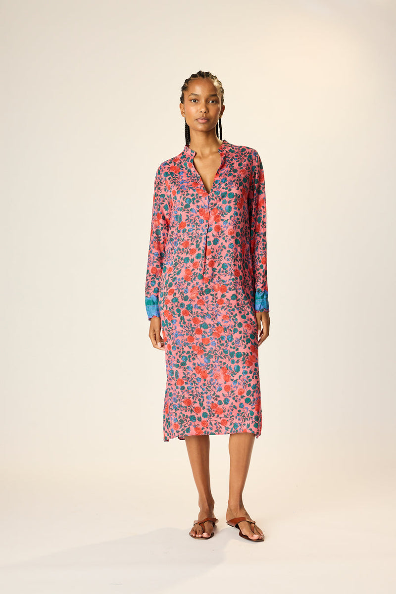 VALERIE DRESS ROSE BANDANA S