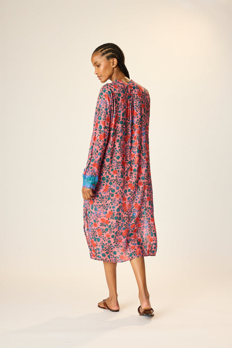 VALERIE DRESS ROSE BANDANA S