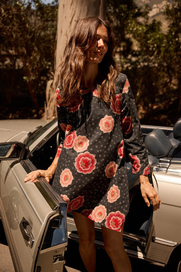 CLAUDIA TUNIC POPPY INDIGO