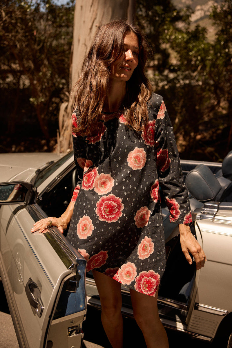 CLAUDIA TUNIC POPPY INDIGO