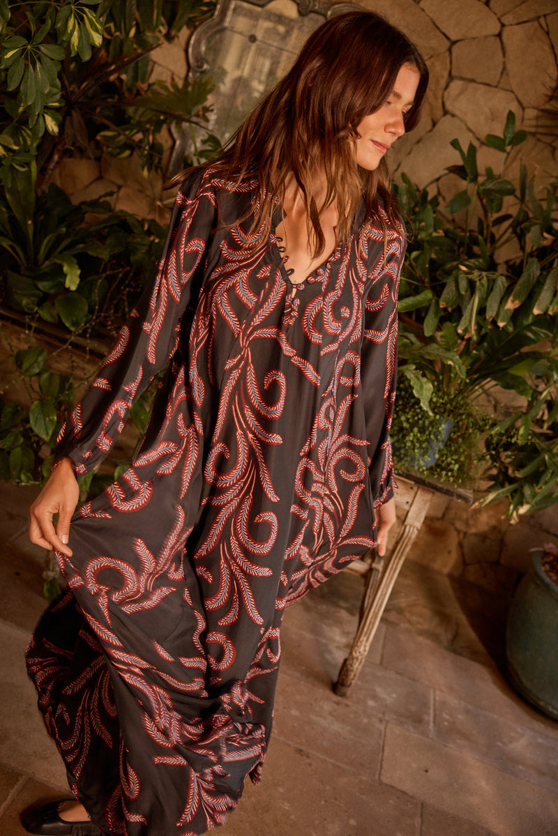 FIORE MAXI FEATHER BLACK