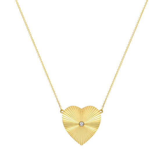 70S HEART NECKLACE