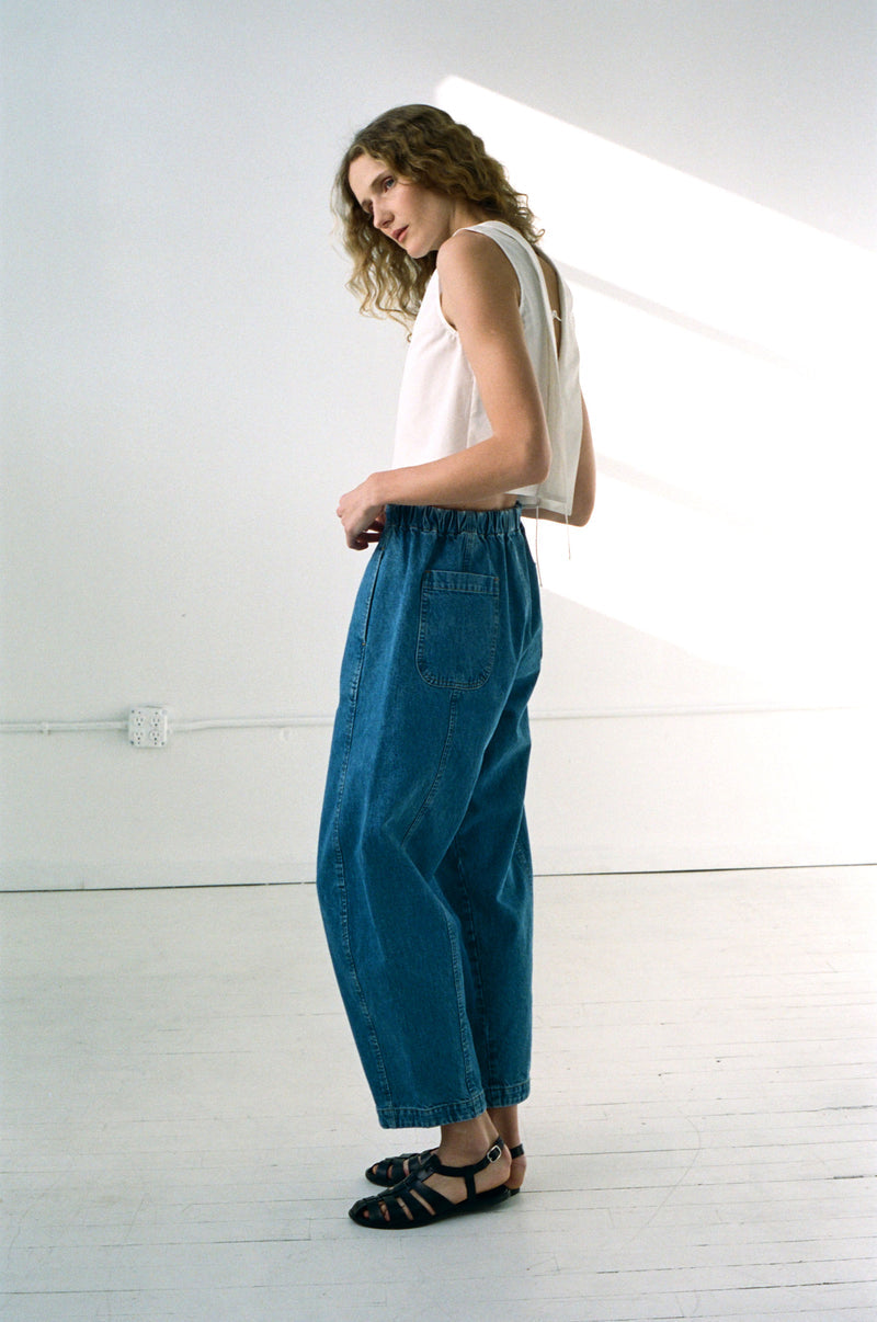 ALBA PANT MEDIUM BLUE S