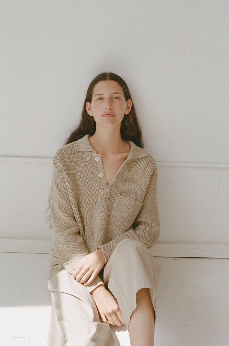 SAATCHI SWEATER GREIGE S