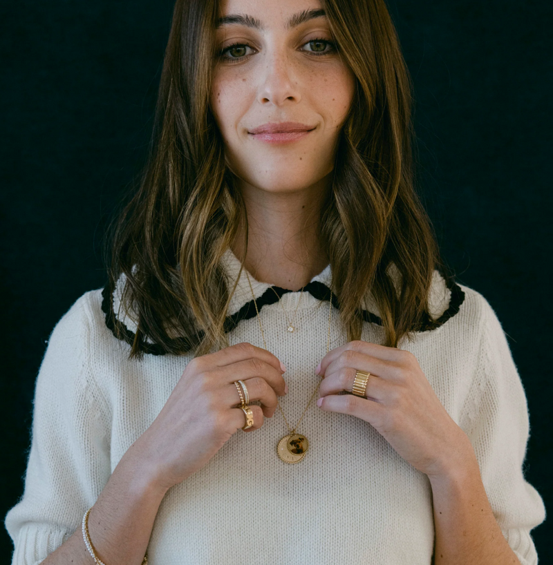 IMPERIAL PORTRAIT PENDANT DOUBLE SIDED NO CHAIN