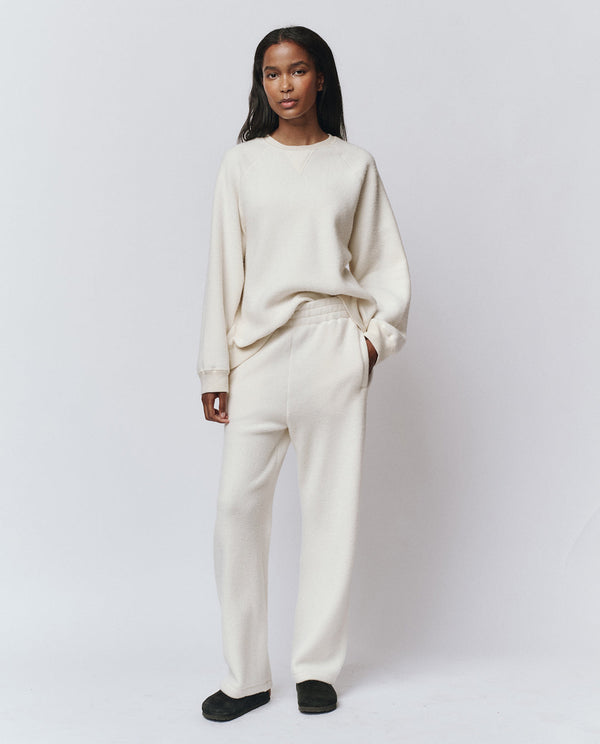 THE PLUSH SLOUCH SWEATSHIRT WASHED WHITE