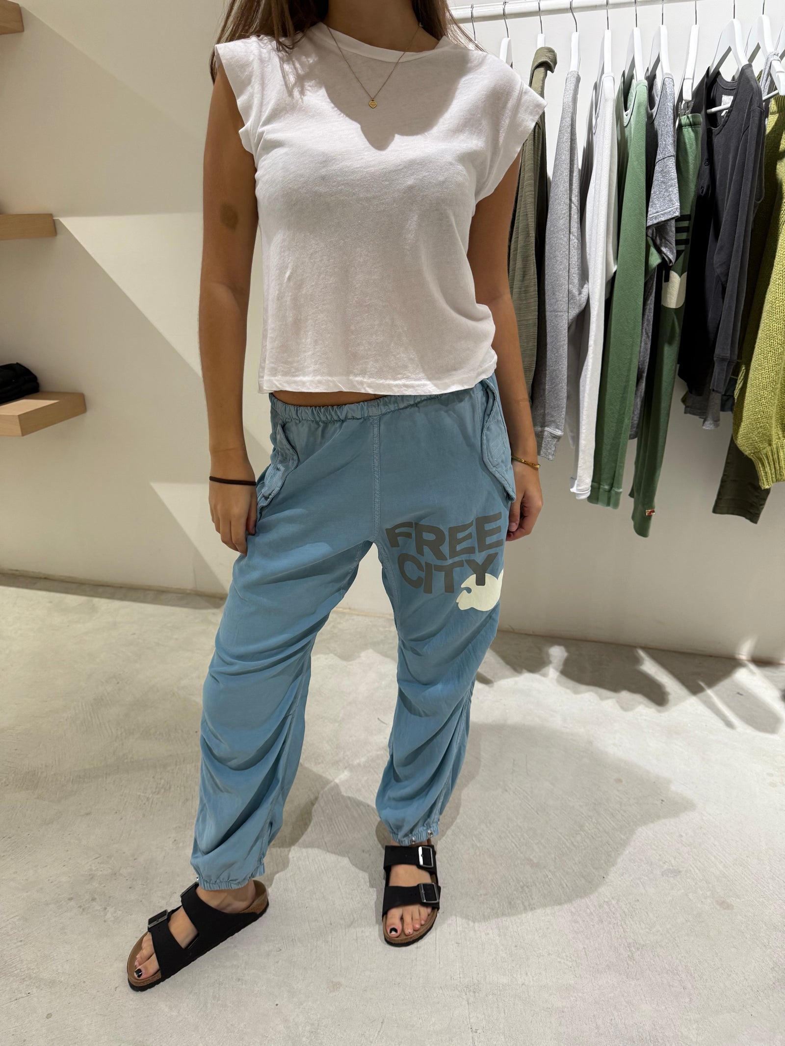FLAP/SNAP AIRJUMP PANT BLUE DIRT – TORSA