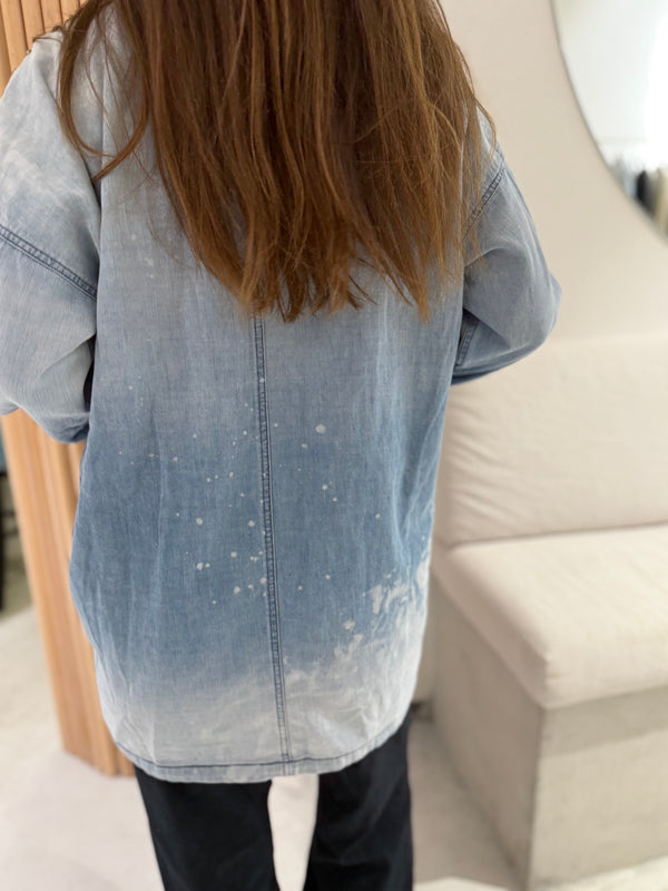 JAPANESE UNDIGO JACKET SUPERFADE CLOUD