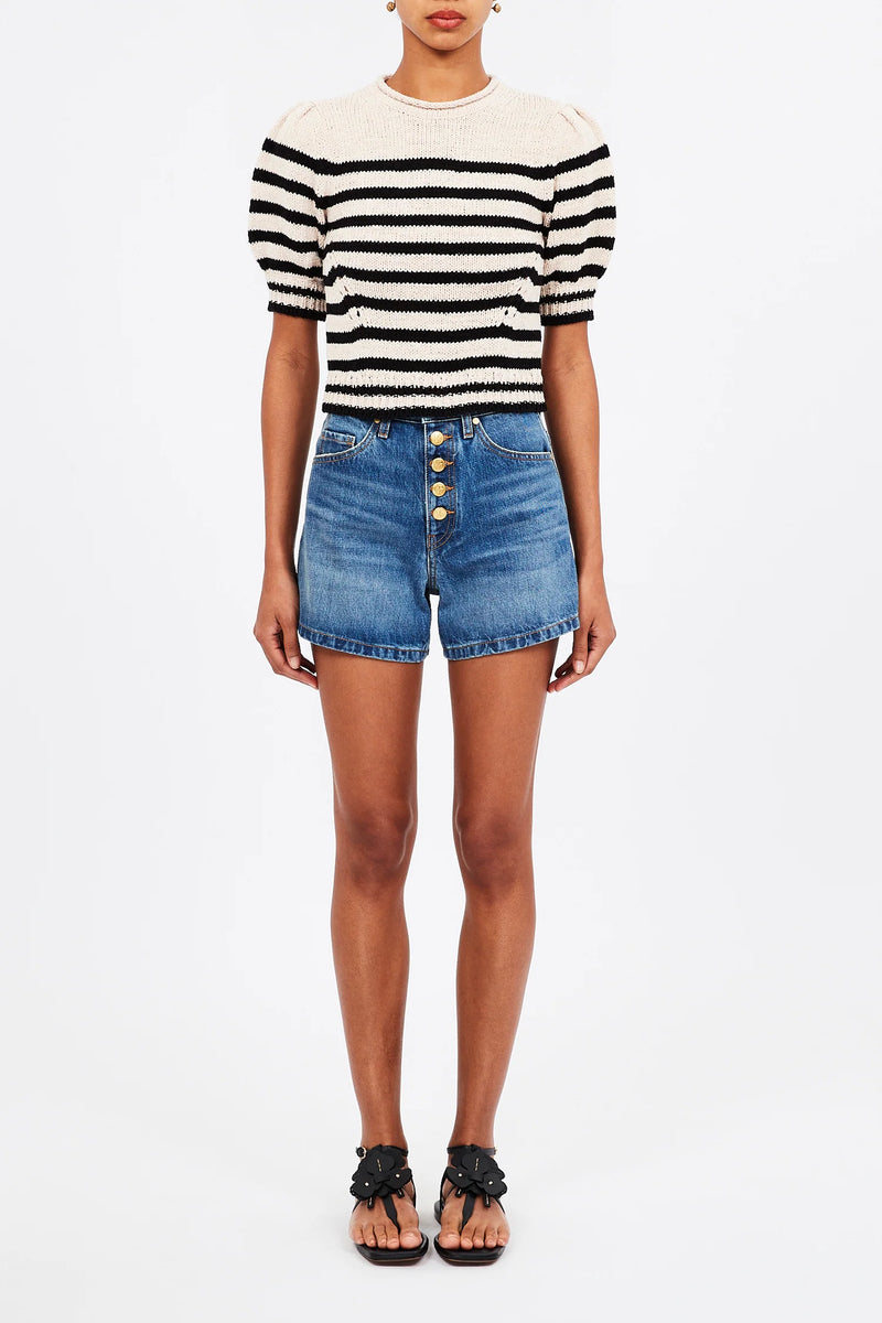 Pia top sailor stripe