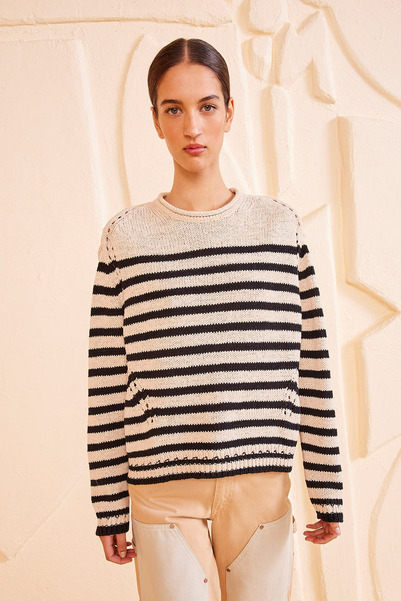 Leonie pullover sailor striped