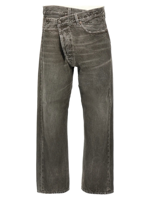 Crossover Jean in Leyton Black