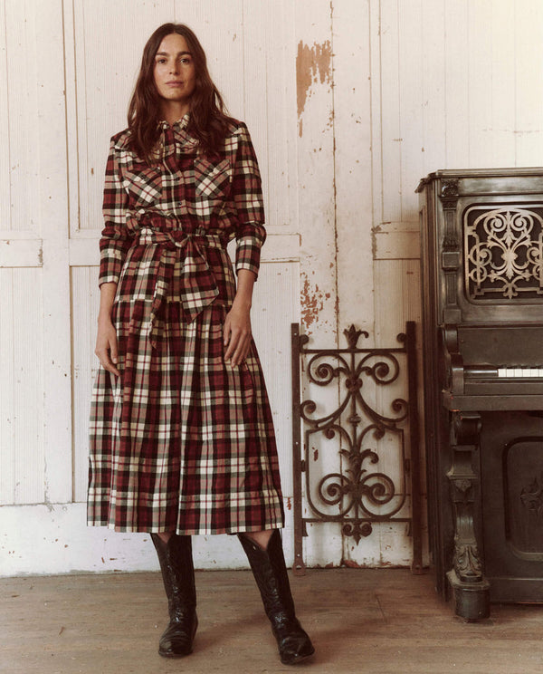 Highland skirt in plaid