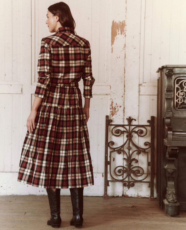 Highland skirt in plaid