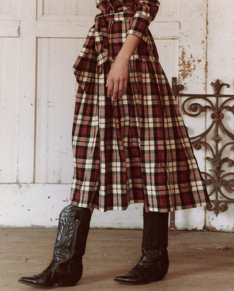Highland skirt in plaid