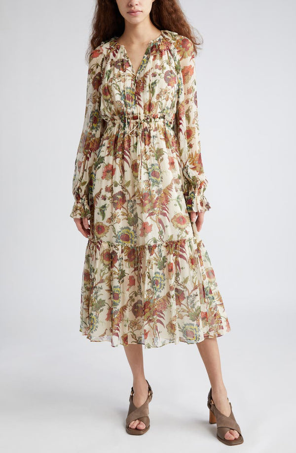 Audette dress in freesia