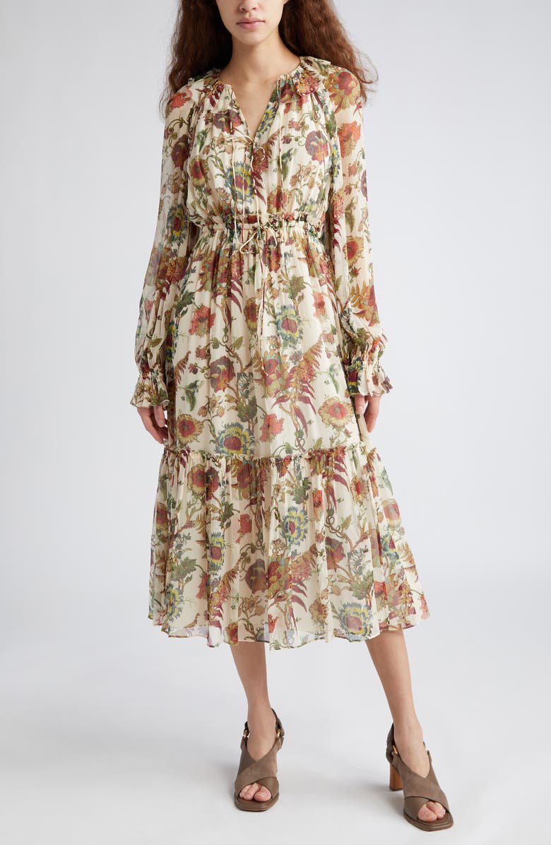 Audette dress in freesia