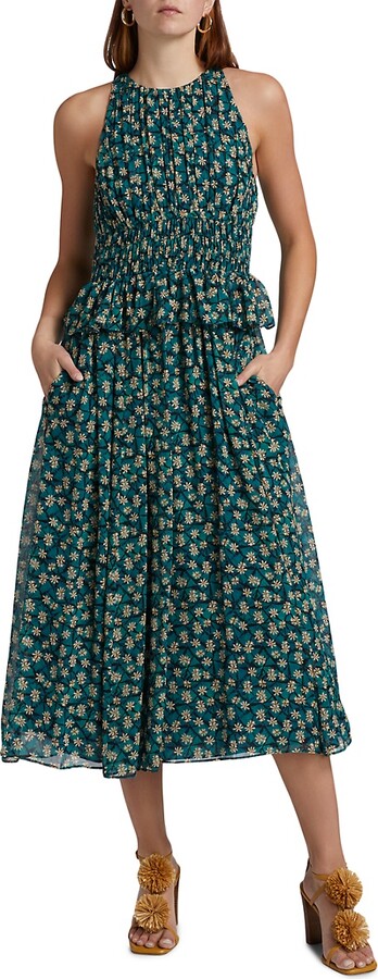Adeline dress clematis