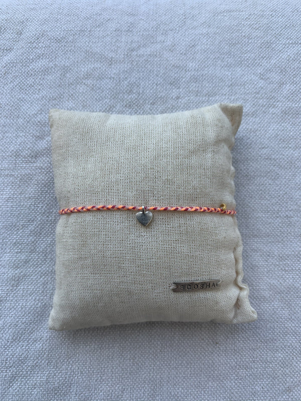 Neon Heart Bracelet
