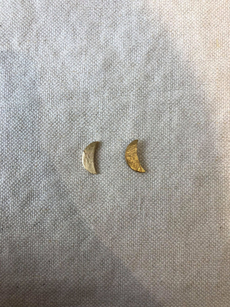 Gold Moon Earrings