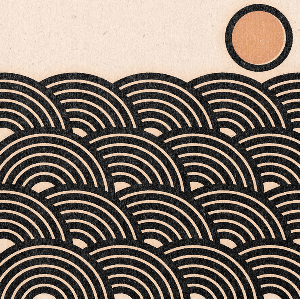 'Out to sea' print