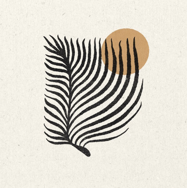 'PALM SUN' PRINT