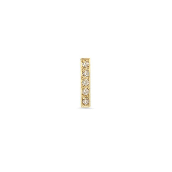 Mini diamond bar stud