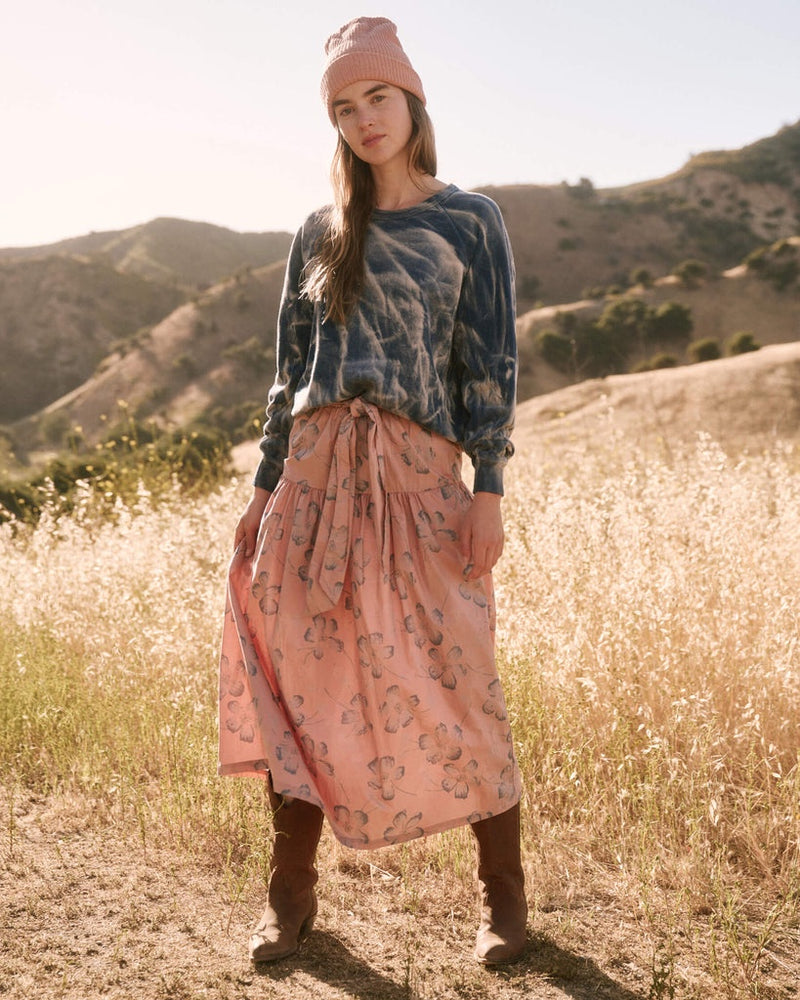 Waltz skirt in petal print