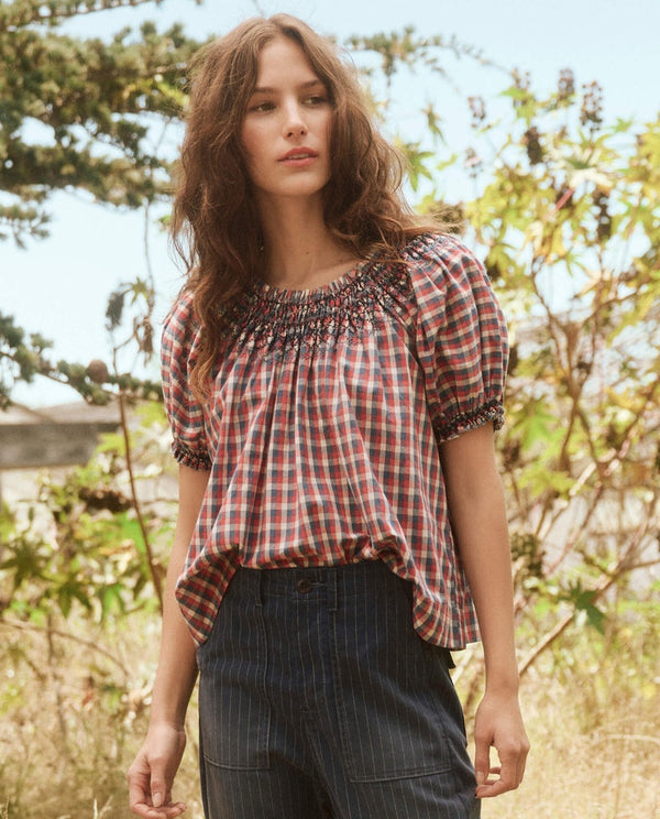 Fair top in plaid